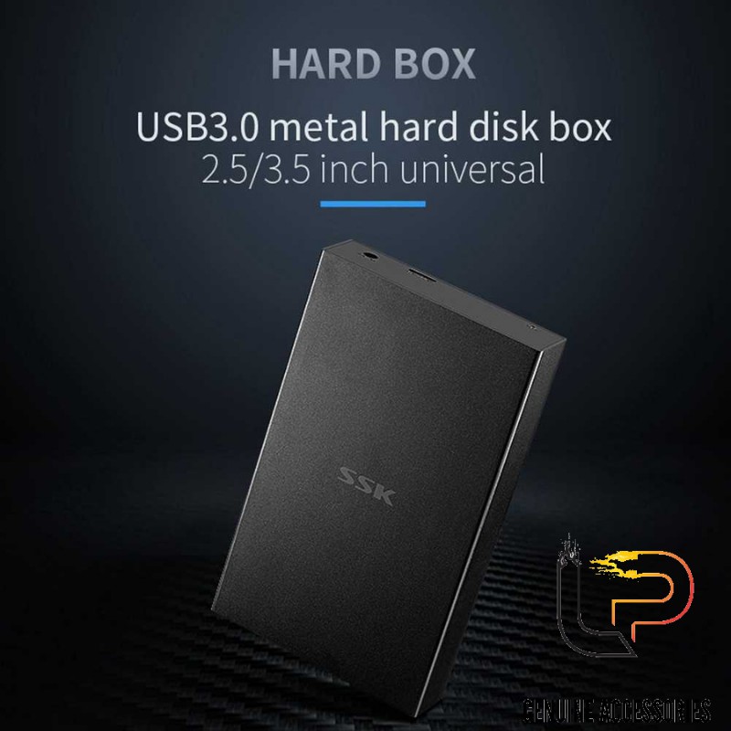 HỘP ĐỰNG Ổ CỨNG 3.5 CHUẨN USB 3.0 SSK HE-S 3300 - HDD BOX SATA 3.5 USB 3.0 SSK HE-S 3300