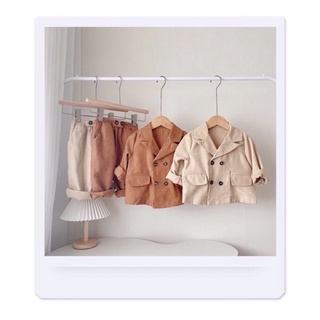 BỘ VEST CHẤT NHUNG CHÉO CHO BÉ TRAI size:11-13kg,13-15kg,15-17kg,17-19kg,19-21kg
