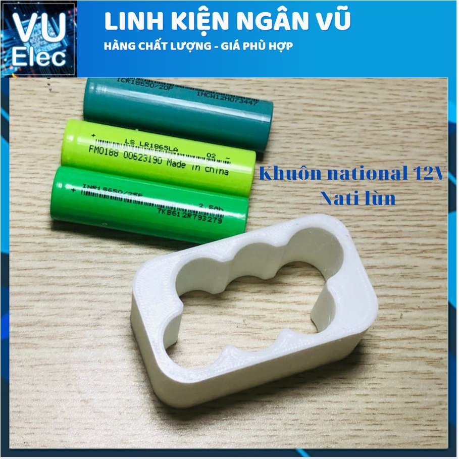 [DIY] Khuôn đóng pin National 12v - Nati lùn