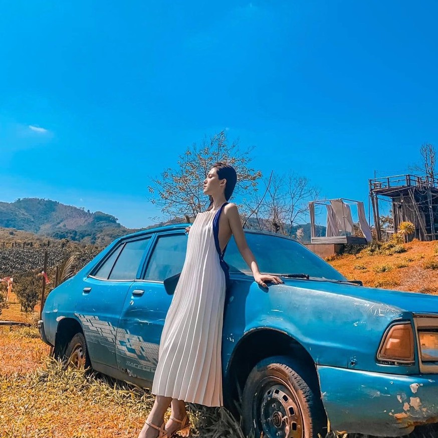 [FREESHIP] Đầm maxi đi biển maxi dập ly dây xanh | BigBuy360 - bigbuy360.vn