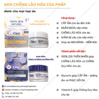 KEM DƯỠNG DA CIEN Q10 CỦA PHÁP