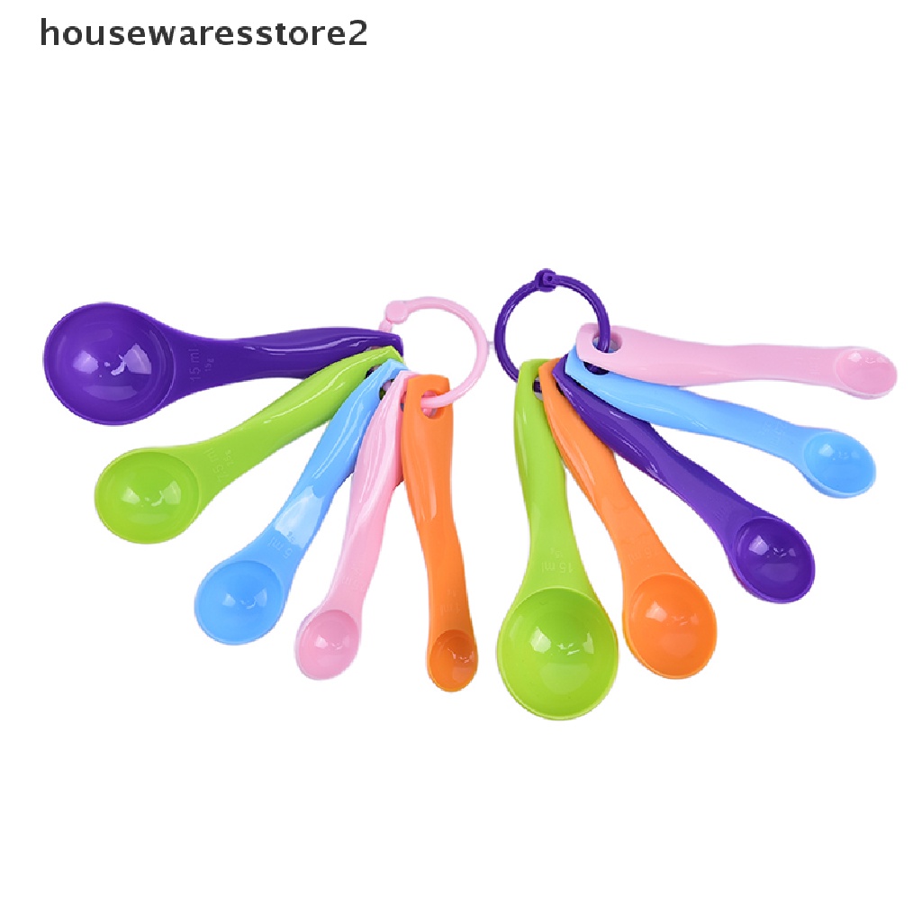 Set 2 Muỗng Nhựa Đo Lường Làm Bánh Tiện Dụng