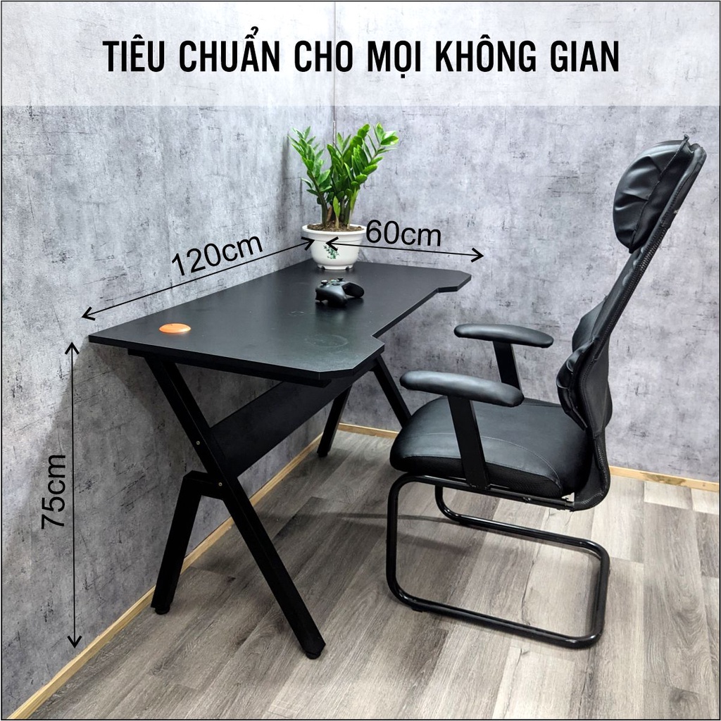 Bàn Gaming FUFUTECH WINNER X1 Có Lỗ Đi Dây Mặt Gỗ MDF Khung Chân Kim Loại Sơn Tĩnh Điện Bền Bỉ