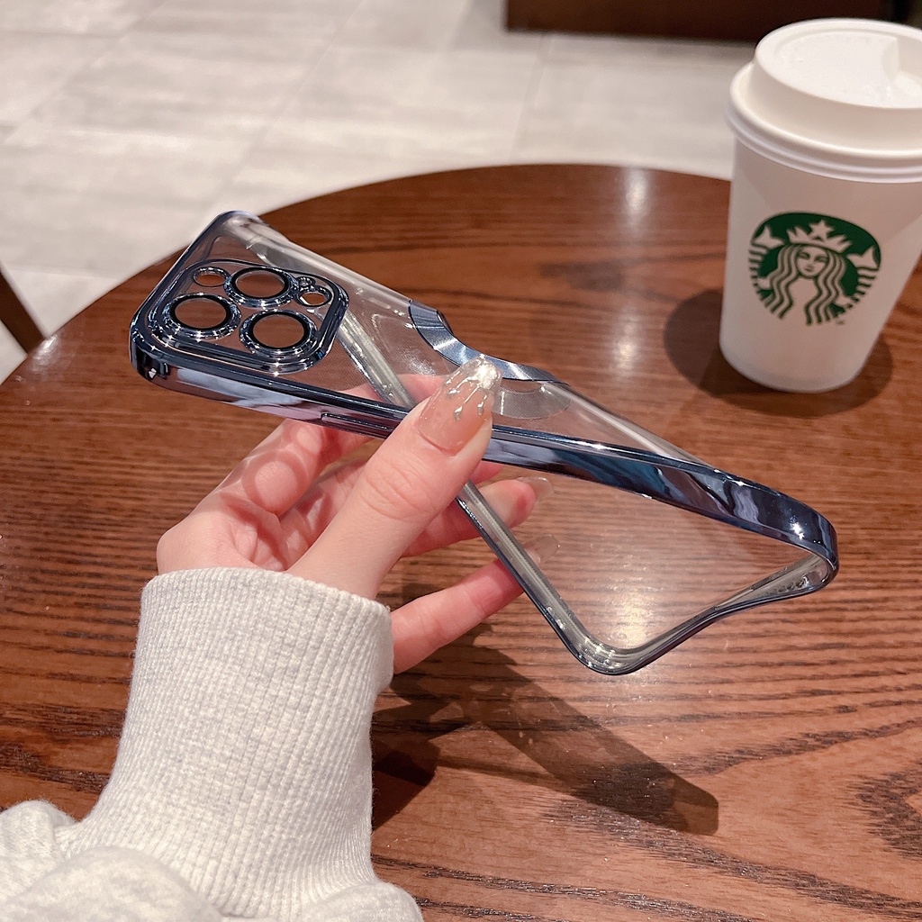 Ốp Điện Thoại Trong Suốt 6D Sang Trọng Cho iPhone 7/8SE2020 7PLUS XS XR SMAX 11 12 13 PROMAX