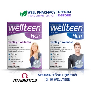 UK-Viên uống Vitamin tổng hợp multivitamin teen boy/girl Well Boy/Girl 30 viên