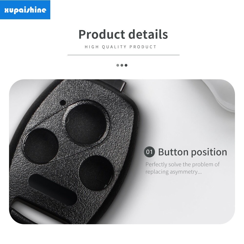 Vỏ Bọc Chìa Khóa Điều Khiển Từ Xa Cho Xe Hơi HONDA Accord CRV Pilot Civic 2008 2009 2010 2011 2012 2013