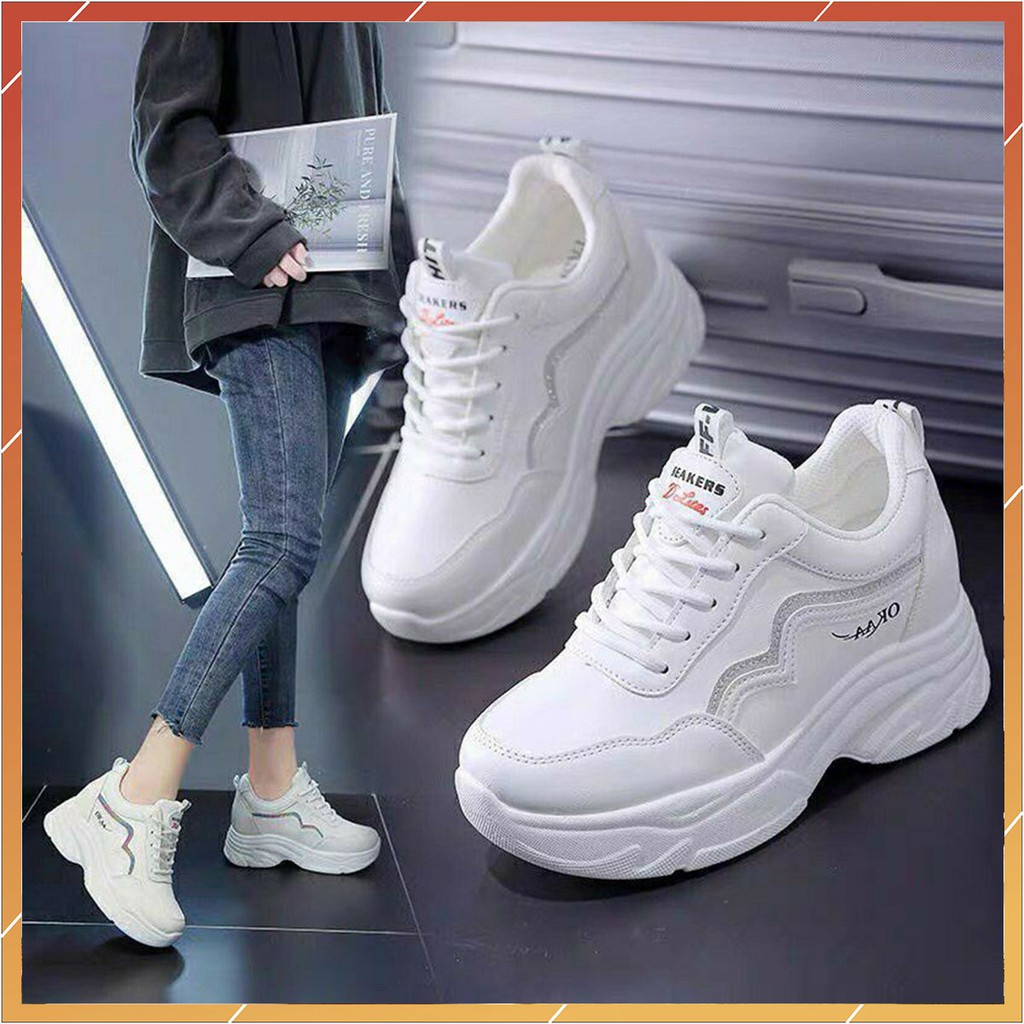 Giày Thể Thao Độn Đế Sóng K,AO