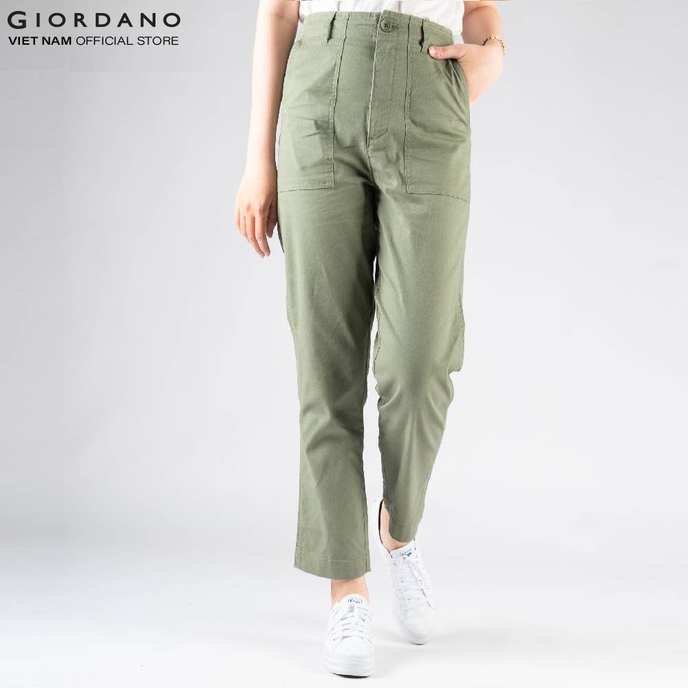 Quần Lửng Nữ Giordano Màu đen/Màu xám 05420223
