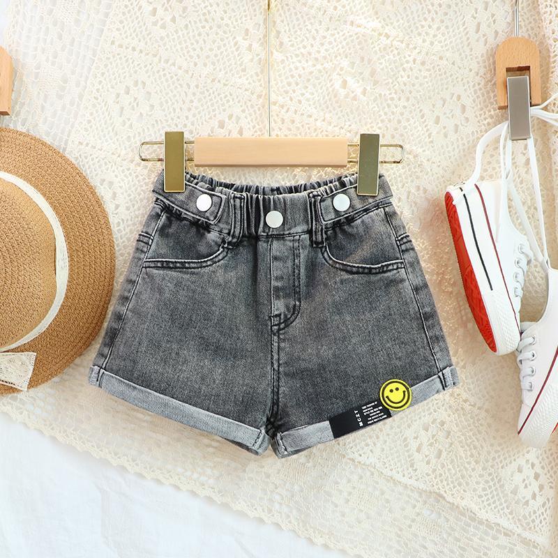 Quần Short Denim Thời Trang Hàn Quốc Đáng Yêu Dành Cho Bé Gái