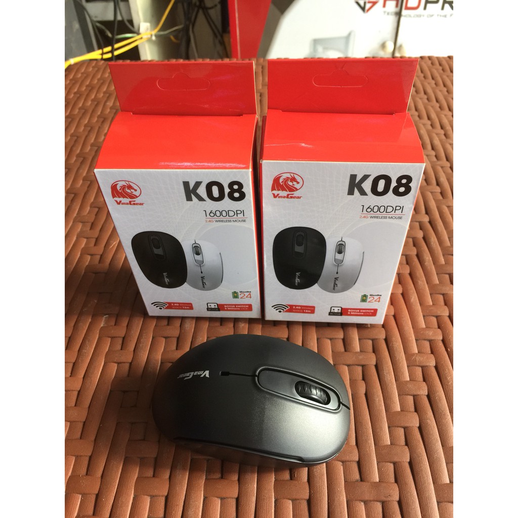 Chuột không dây chính hãng V-DRA K08