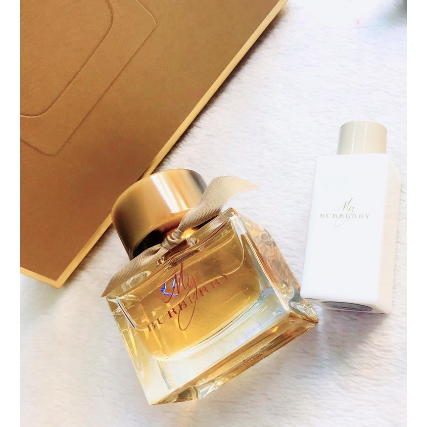 SET Nước Hoa BURBERRY MY BURBERRY EDP 90ml + 1 Body Lotion 5ml