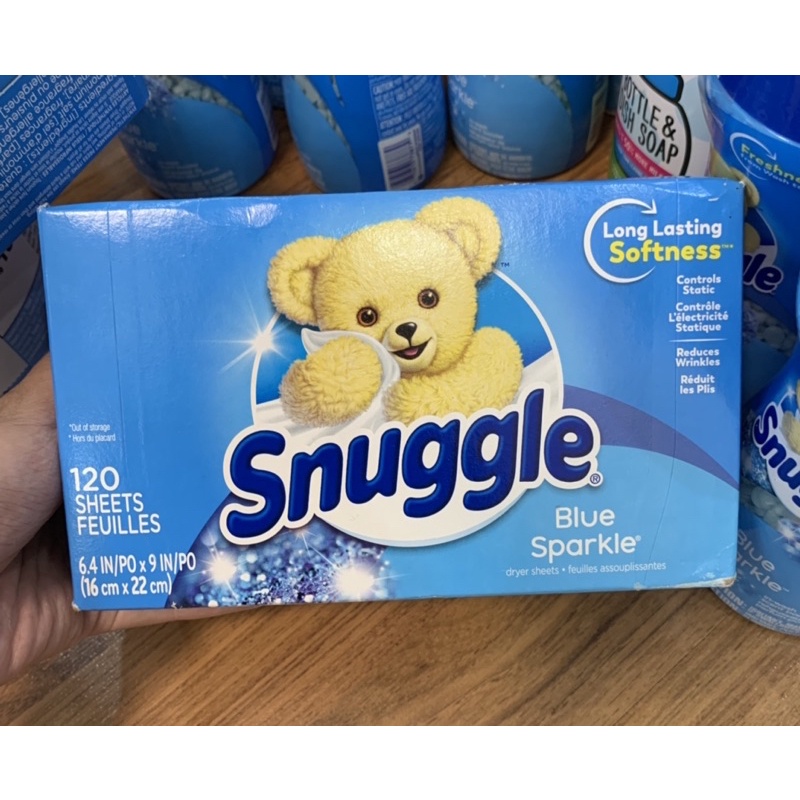 Giấy thơm quần áo Snuggle hộp 120 tờ / mùi thơm dịu nhẹ, tươi mát. Có tách lẻ