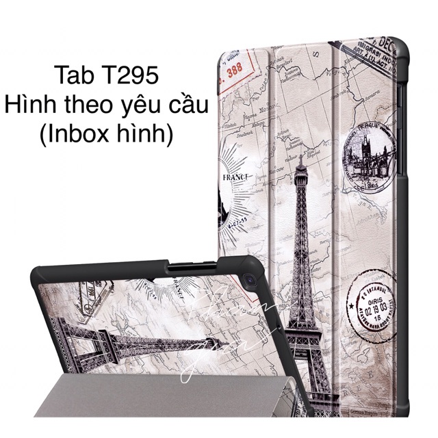 Bao da, ốp lưng tab Samsung galaxy A8 2019 (T295) in hình theo yêu cầu