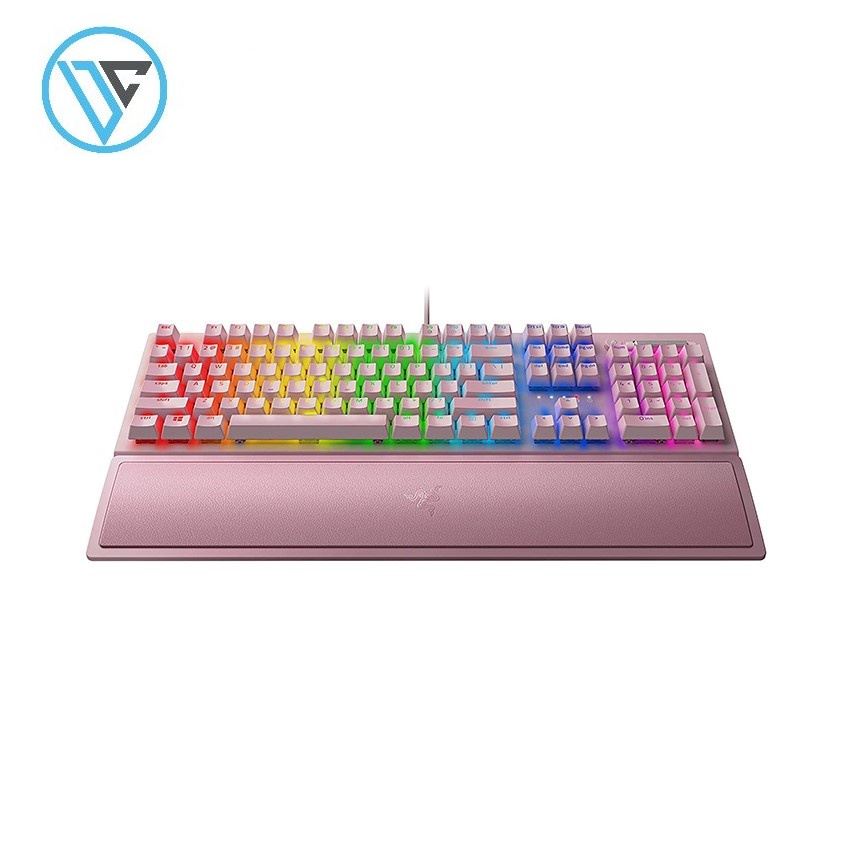 Bàn phím cơ Razer Blackwidow V3 Quartz Green Switch (USB/RGB/Hồng) (RZ03-03541800-R3M1)