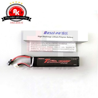 PIN  BOSLI-PO (TACTICAL) 11V 30c CHUẨN ĐẦU SM Và ĐầuTamiya