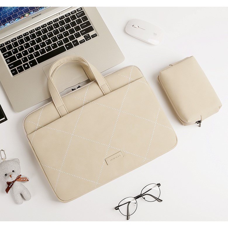 Túi Xách nữ cho Macbook-Laptop hiệu Brinch 13/14/15 inch