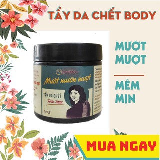 TẨY DA CHẾT BODY, TẨY TẾ BÀO CHẾT LÀM MỀM, MƯỚT MƯỜN MƯỢT DA LƯNG QUÊ MỘT CỤC 200G (HANDMADE)