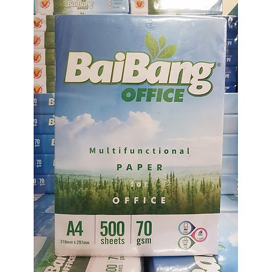 Giấy A4 Bãi Bằng Office 70gsm (500 tờ)