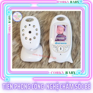 ✤℗Máy báo khóc Baby monitor không dây- camera giám sát bé yêu, siêu bền gọn, dễ sử dụng mbk01
