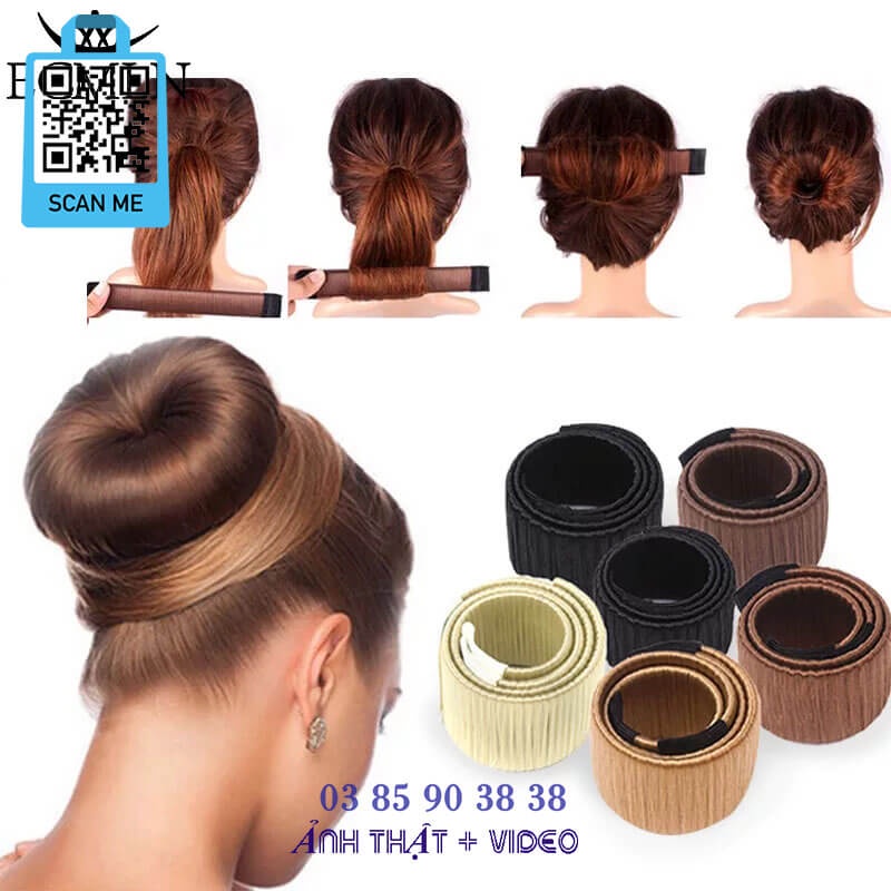 Phụ kiện tóc nữ, dụng cụ búi tóc đa năng tạo kiểu tóc xinh Hàn Quốc - Vợ Chồng Tôi