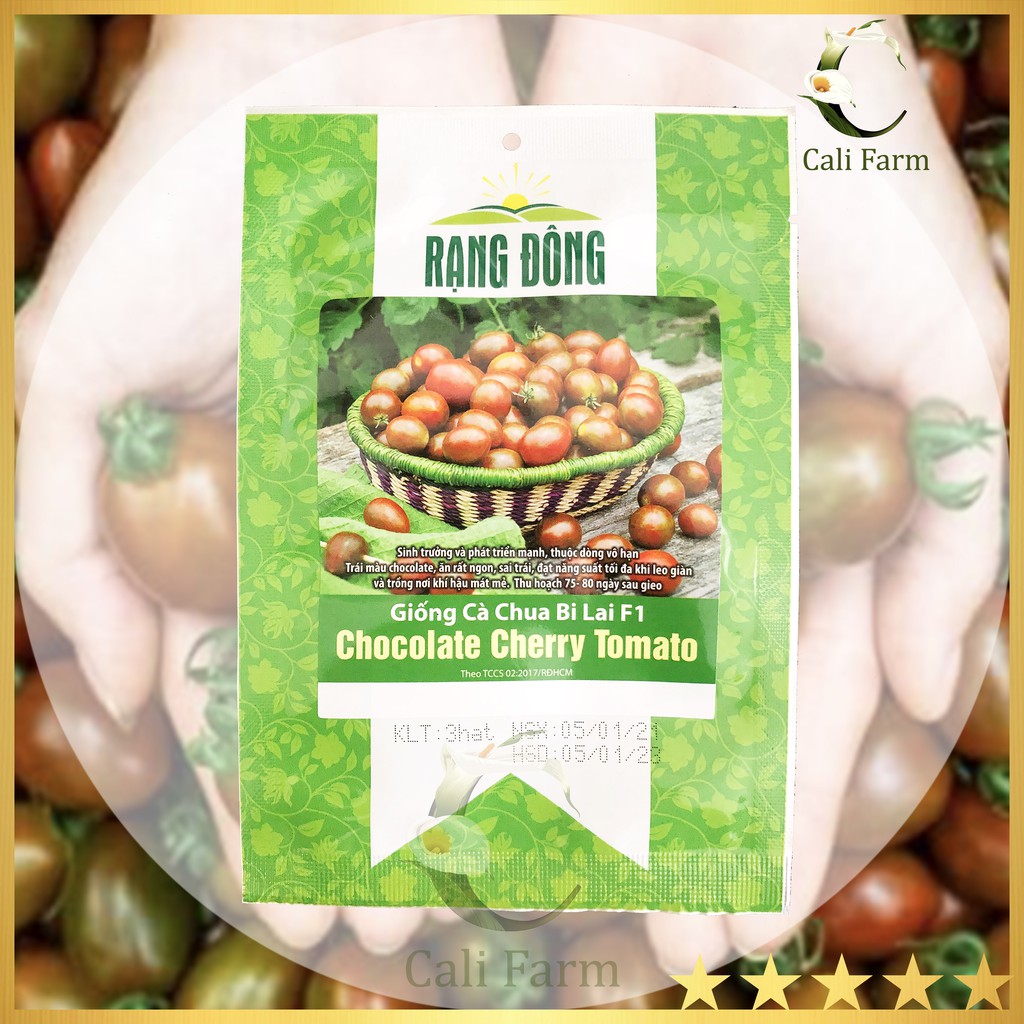 Hạt giống Cà Chua Bi Chocolate 3 hạt