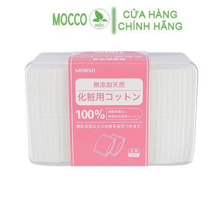 Hộp 1000 Miếng Bông tẩy trang MINISO Nhật Bản