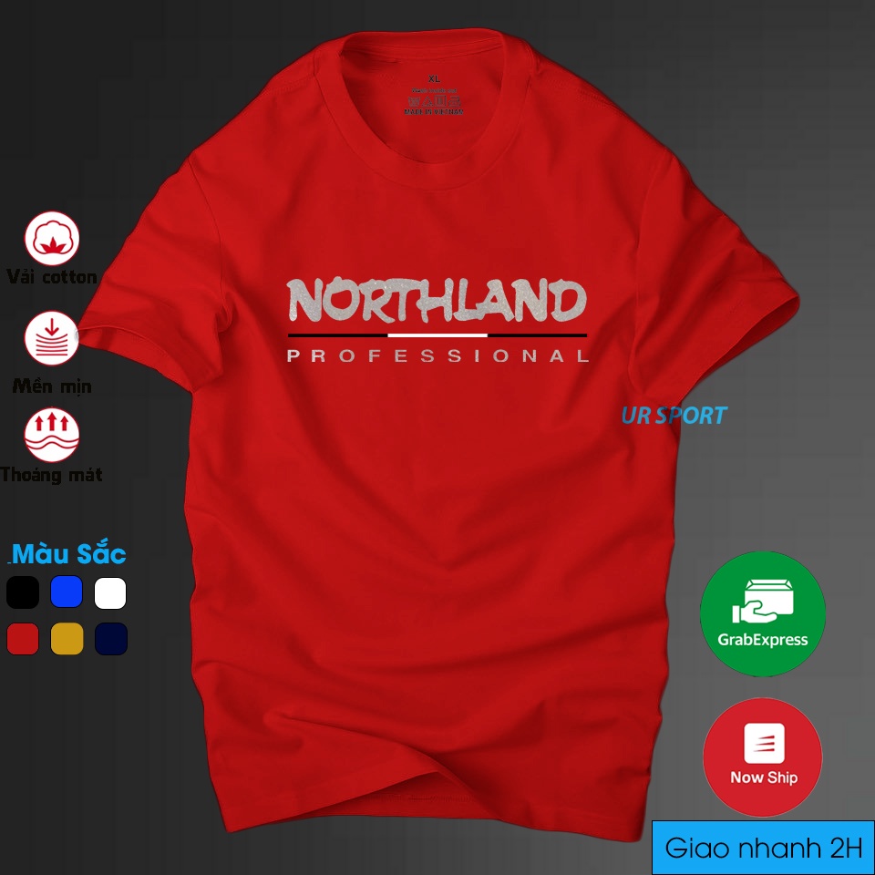 Áo thun nam cổ tròn NorthLand thời trang trẻ cá tính | ur sport