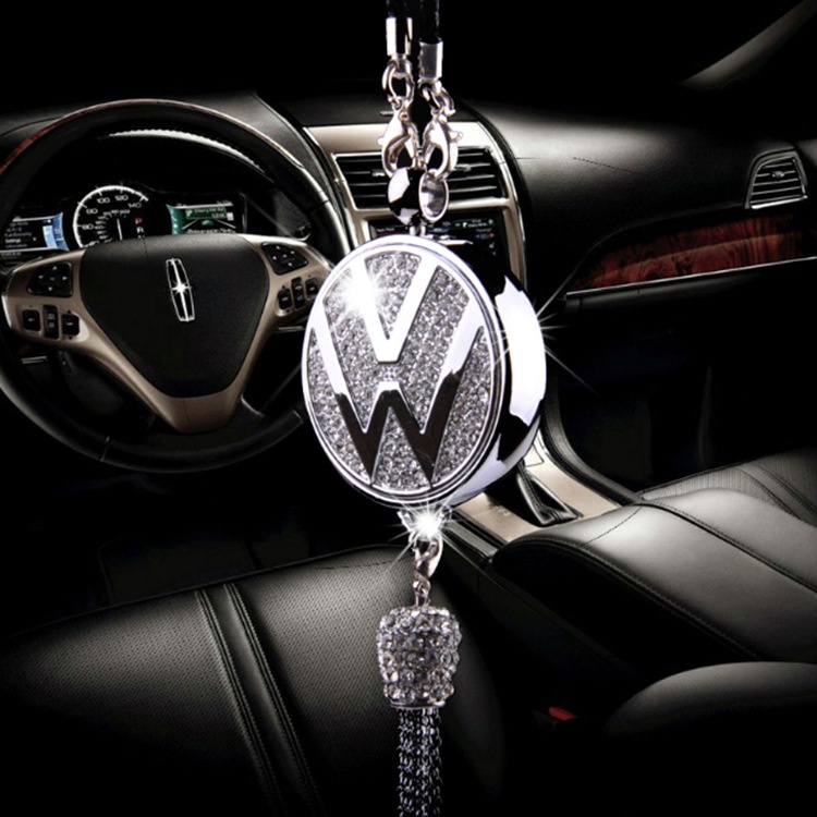 Mặt Dây Chuyền Đính Đá Pha Lê Hình logo Xe Hơi land Rover Cadillac Honda Ford Toyota Mazda Kia Nissan Hyundai Volkswagen