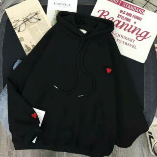 Áo đôi hoodie tim