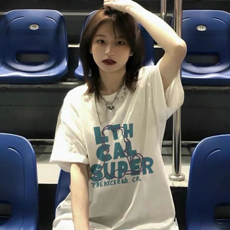 NRVP Áo Thun Tay Ngắn Cổ Tròn Thời Trang Mùa Hè Phong Cách Hàn Quốc