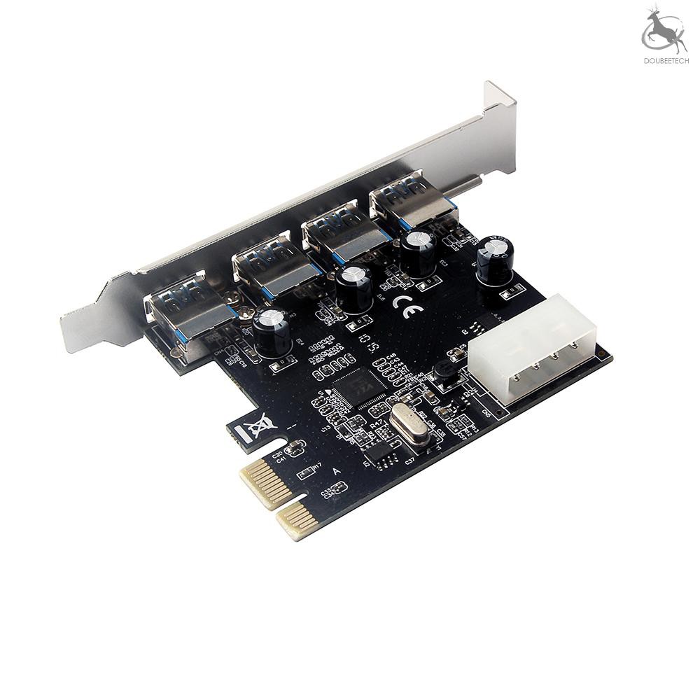 Card Mở Rộng Pci-E Sang 4 Cổng Usb 3.0