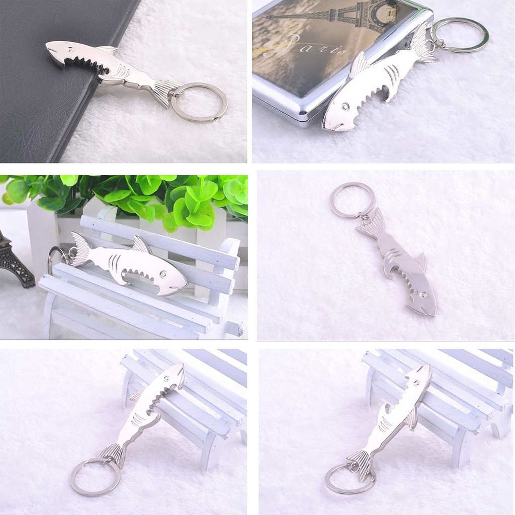 Dụng Cụ Mở Nắp Chai Thiết Kế Hình Cá Mập Độc Đáo Tiện Dụng