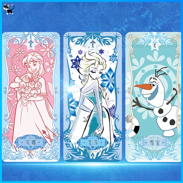 1 Bộ Sưu Tập Thẻ Bài Công Chúa Elsa SSR Rare Hoạt Hình Frozen