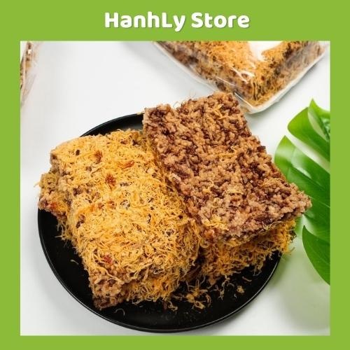 Cơm cháy gạo lứt siêu chà bông  đồ ăn vặt healthy