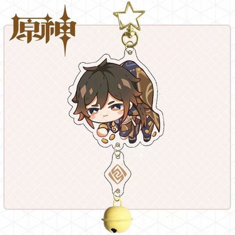 Móc khóa acrylic phong cách Genshin Impact Venti độc đáo