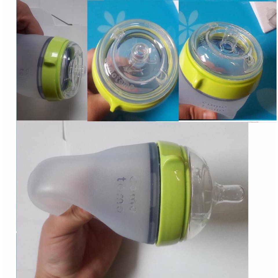 [Freeship đơn từ 150K] [Có video quay thật] Bình sữa Comotomo 150ml/250ml đủ size núm, bình sữa trẻ em, bình hãng giá rẻ