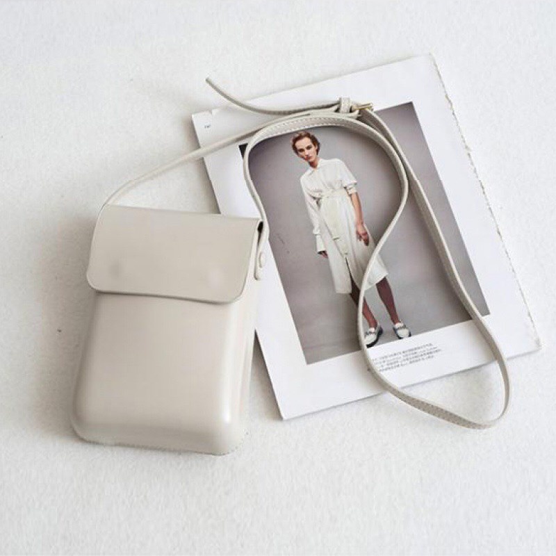 Túi đeo chéo da bóng đẹp unisex phom dáng cực thời trang nam nữ đều mang được 1023