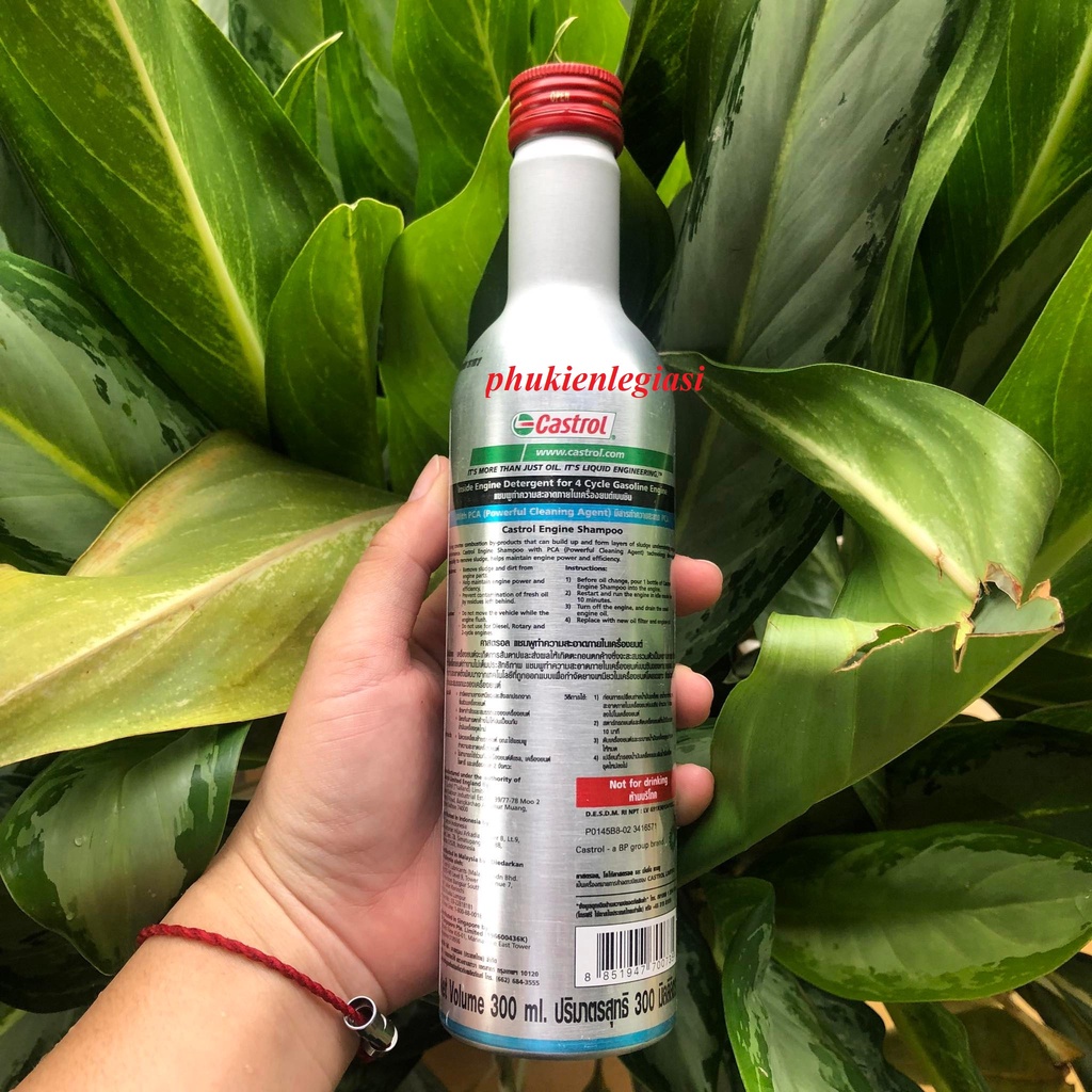 Súc Nhớt Ô TÔ Castrol Engine Shampoo 300ml Thailand Mitsubishi Grandis
