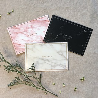 [HN-Sẵn] C01 Thiệp cảm ơn hoạ tiết vân đá - Thank You Card marble trang trí gói hàng - socksick.meme