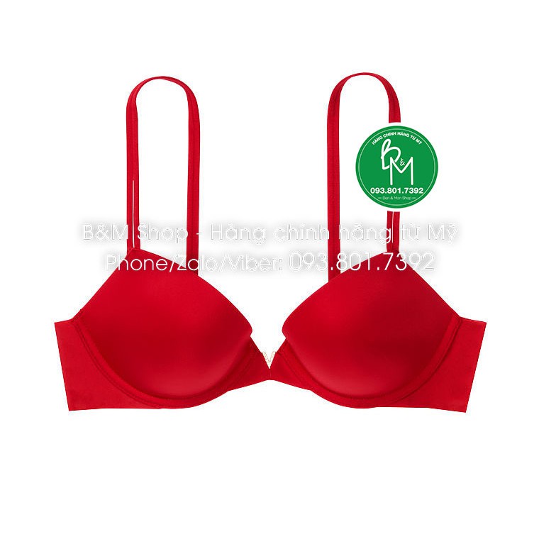 [Bill Mỹ - Size 32B/B70] - Màu đỏ trơn (78) nâng ngực, chữ V, Sexy Illusions gợi cảm thời trang, Lipstick