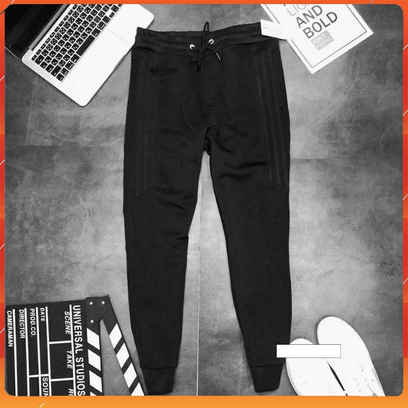 Quần Thun Thể Thao Nam 3 Sọc Quần Nam Thu Đông Co Giãn Ống Suông AVITI QT42 | BigBuy360 - bigbuy360.vn