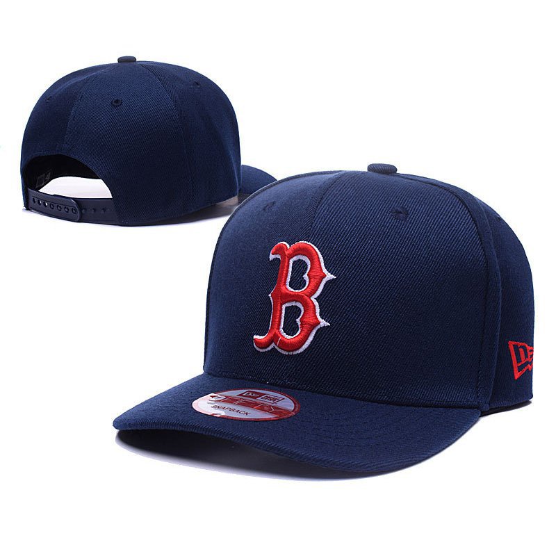 MLB Boston cap Red Sox plain sport Snapback Hiphop travel Trucker Owc9