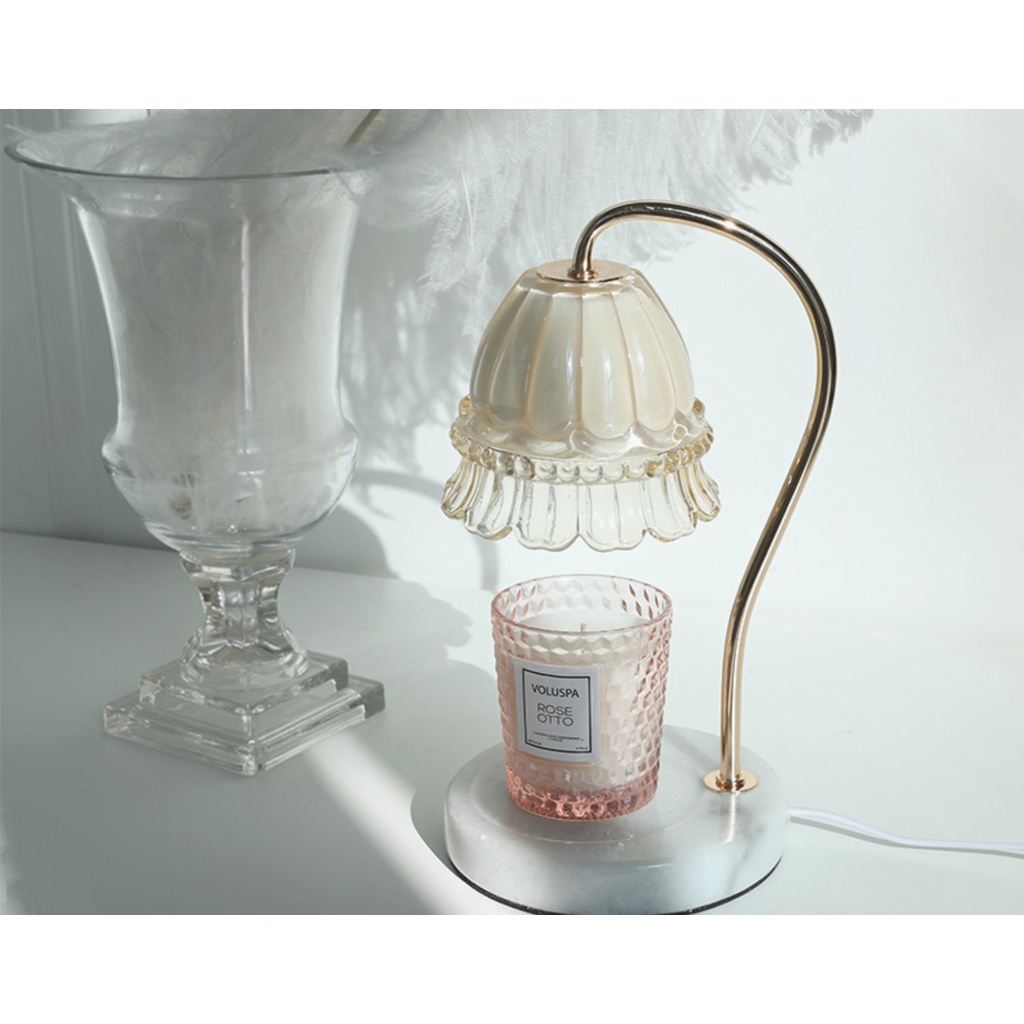 Đèn Đốt Nến Yankee, Bath & Body Works,  Bartek - Warmer Candles GU10 35W - Phong cách Hàn Quốc, có núm chỉnh độ sáng