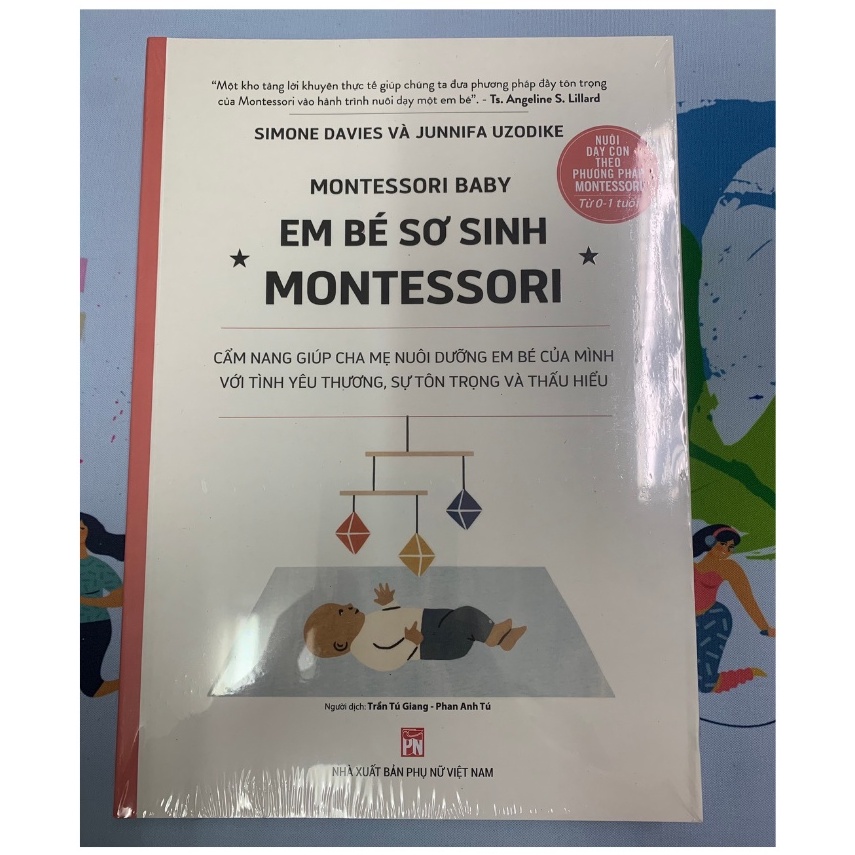 Sách Em Bé Sơ Sinh Montessori 0-1 tuổi pnu