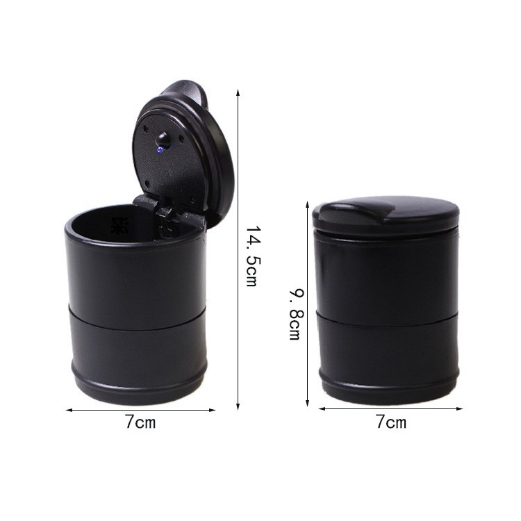 Cốc gạt tàn thuốc lá có đèn led xe hơi ô tô