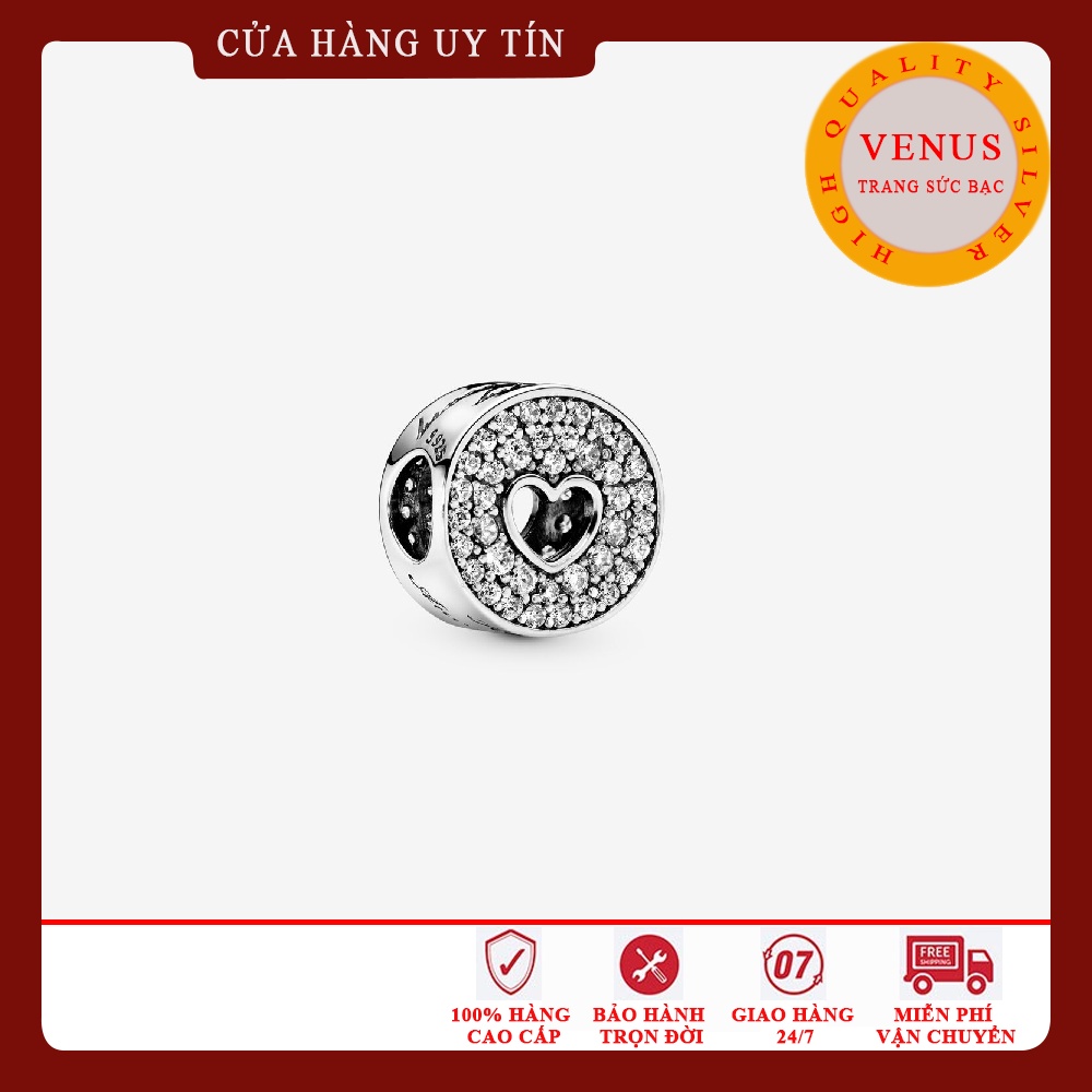 Charm bánh kem- Bạc 925 cao cấp- Trang sức bạc Venus