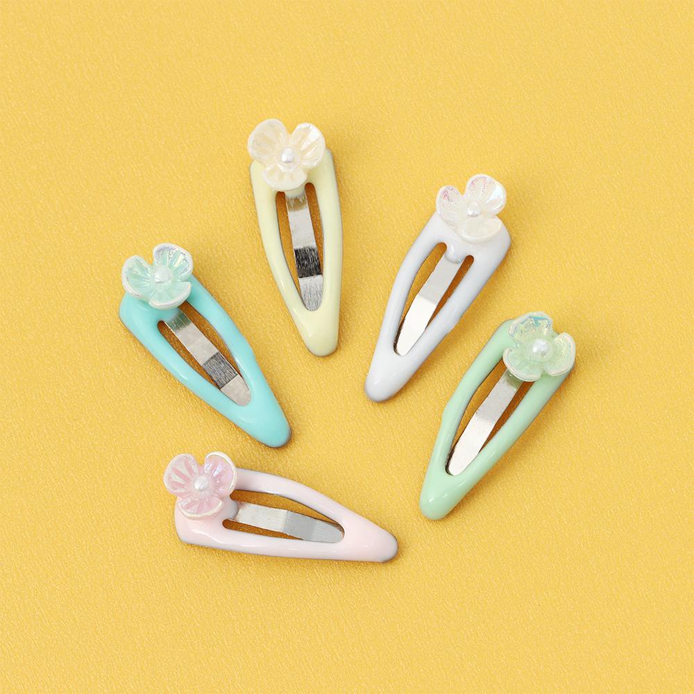 Set 5 Kẹp Tóc Hình Búp Bê Dễ Thương Cho Bé Gái