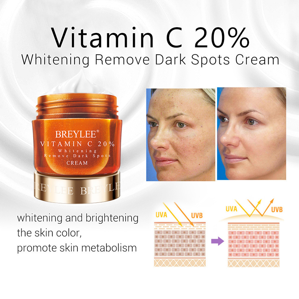 VN Breylee Retionol Hyaluronic Acid Eye Cream Vitamin C Whitening Facial Cream Repair Anti Wrinkle Moisturizing