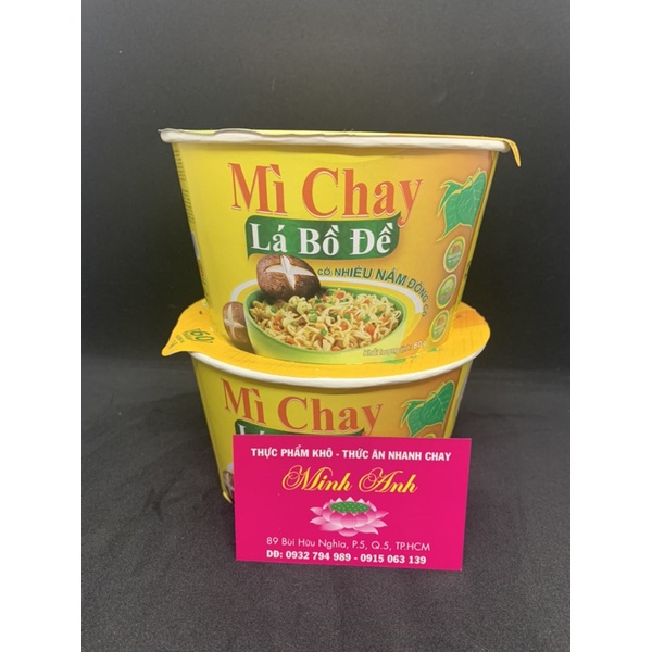 Mì - Miến - Cháo ( Tô - Ly ) Chay Các Loại Lẻ