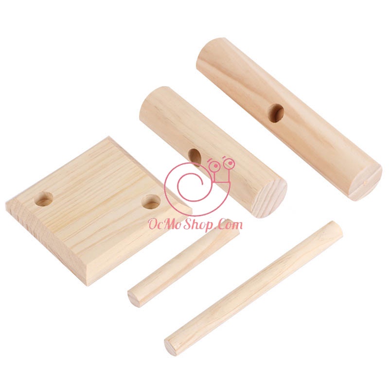 Giá treo đồng hồ, Kệ vòng tay chữ T 1 tầng, 2 tầng bằng gỗ cao cấp